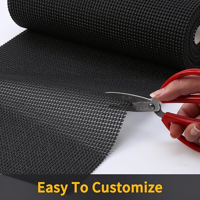 iwtmm Drawer Shelf and Cabinet Liners Non-Adhesive Extra Strong Grip - Keep Items in Place for Kitchen, Bathroom, Office & Wardrobe, Heavy Duty Anti-Slip Liners for Cabinets, Cupboards, Drawers - Image 4