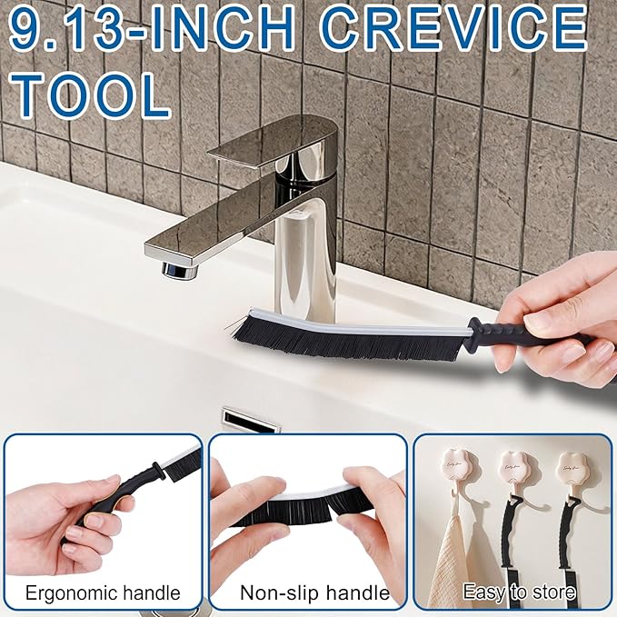 Bottle Brush Cleaning Set - Multi Cup Brush, Water Bottle Cleaner, Crevice Cleaning Brush Pipe & Tube Brushes for Tight Spaces, Grout Brush Cleaner Brush Long Straw Cleaner Brush for Stanley Mug - Image 6
