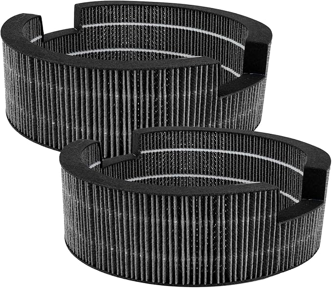 2 Pack Wick Filter Replacement for LEVOIT Sprout Evaporative Humidifier, 3.8L Baby Humidifier Filters, LEH-B381S-WUS, Highly Efficient Filtration of Water Impurities and Minerals, Compare LRW-B381-ANA by BRUVISH