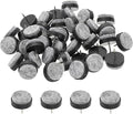 PATIKIL 24 mm Nail-on Felt Pads, 72 Pcs Round Felt Furniture Sliders Pads Heavy Duty Floor Protectors for Wooden Chair Sofa Cabinet Table Leg Feet Hardwood Floors, Black by PATIKIL