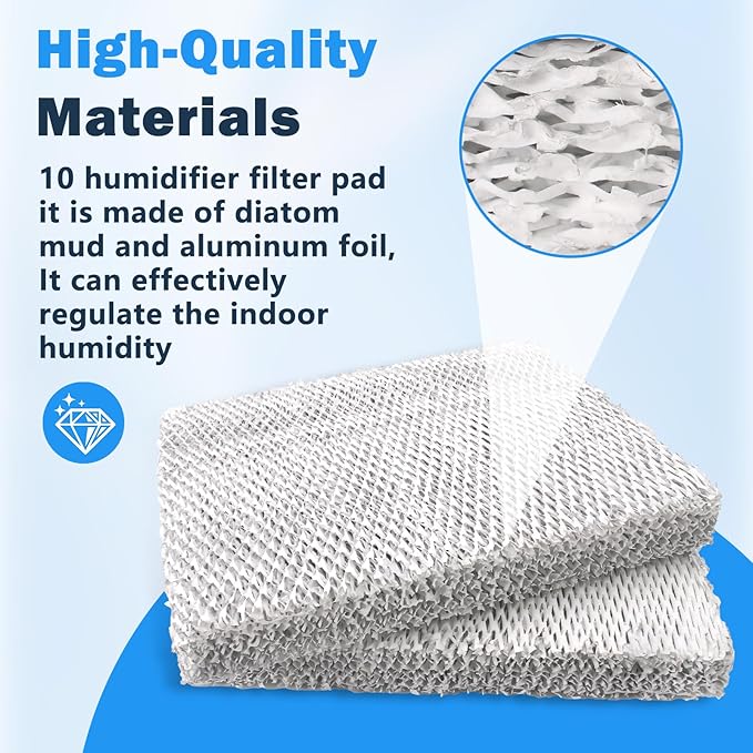 10 Water Panel Evaporator for Lennox X2660 Healthy Climate, 2 Pack #10 Humidifier Pad, Compatible WB2-12 WB2-12A HCWB2-12 HCWB2-12A WB3-12 WB3-12A HCWB3-12 HCWB3-12A Humidifiers - Image 4
