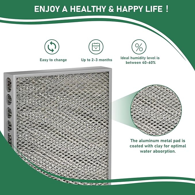 Carmerny 1099-20 Evaporator Pad Humidifier Vapor Water Filter Compatible with GeneralAire 1099 Humidifier Series Humidifier Replacement Evaporator Pad Media Filter 1099-20 GF # 7047 2-Pack - Image 2