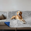 Muddy Mat® Dog Blanket - Chenille Water Absorption Blanket for Bed & Couch Cover for Dogs Washable, Anti-Slip Soft and Durable Furniture Protector for Dogs - Grey 40"x50" by MuddyMat%C2%AE