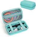 Case Compatible with 3Doodler Start+ Essentials for 3D Pen Set for Kids, Carrying Holder Fit for Printing Pens, Storage Organizer for Printing Filament Refill, Micro-USB Charger (3D-02-Light Blue) by TATAVR