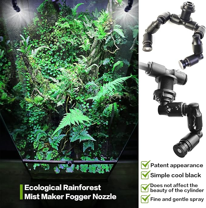Reptile Fogger Automatic Reptile Mister Fogger for Terrarium, Timed Terrariums Humidifiers for Chameleon/Lizard/Snake/Turtle/Frog - Image 4
