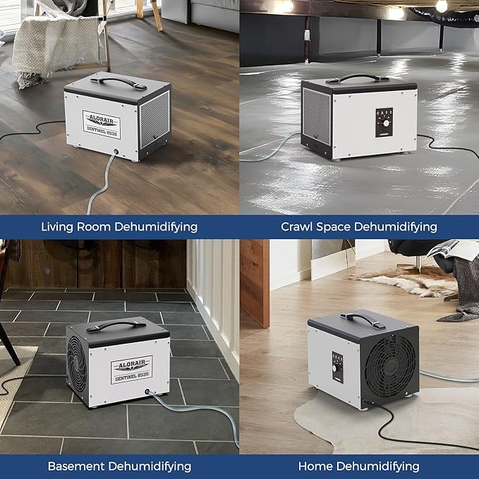 ALORAIR 70 PPD Crawl Space Dehumidifier, Crawlspace Dehumidifiers Commercial Dehu for Home and Basements, Compact, Portable, Auto Defrost, Memory Starting, cETL, 5 Years Warranty - Image 5