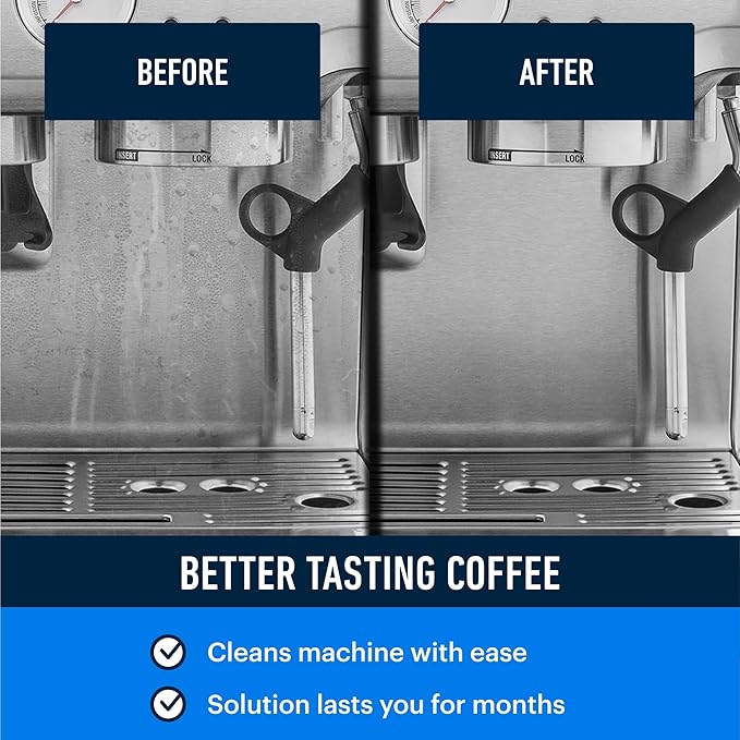 Essential Values Descaling Solution Compatible with Breville - Coffee Pot Cleaner - Descaler Specially Formulated for Breville Coffee Machines - 12 Month Supply, 2-Pack - Image 4
