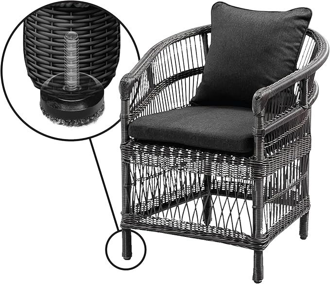 Slipstick Gorilla Outdoor Adjustable Furniture Levelers (8 Pack) Weatherproof Screw in Leg Glides for Chairs, Tables, and Outdoor Furniture Feet, 1-1/8 Inch Berber Glide, M8 Thread - Image 7