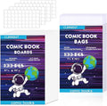 100 Pack Current Comic Book Bags and Boards, Thick Acid-Free Comic Books Backing Boards, Clear Book Sleeves Protector for Current Comics Storage and Protection by YSCare