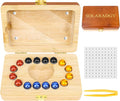 Wooden Tooth Fairy Keepsake Box for Kids, Baby Teeth Storage Organizer with 16 Sealed Plastic Tubes, Tweezers & Label Paper for Lost Teeth Collection by Unknown