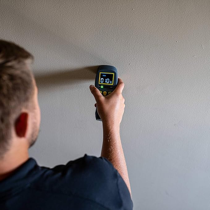 General Tools LCD Moisture Meter #MM8 - Leak and Humidity Detector - Pinless and Non-Invasive - Image 8