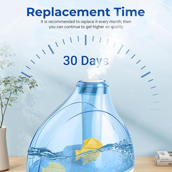 Funmit Humidifier Cleaning Fish, 12 Pack Humidifier Cleaner for Humidifiers and Fish Tanks, Purifies Water, Prevents Hard Water Build-Up, Reduces Scale, Yellow - Image 8