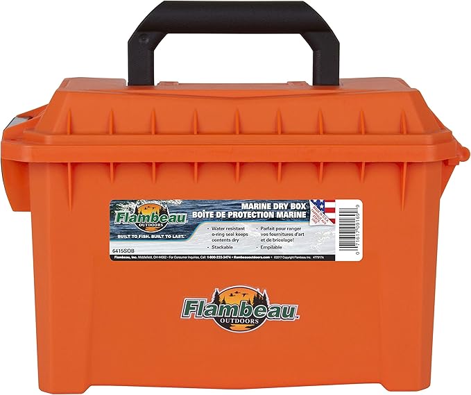 Flambeau Outdoors 6415SO Marine Dry Box, 11", Orange - Image 6