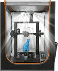 3D Printer Enclosure with LED Light, Fireproof Dustproof Tent Constant Temperature Protective Cover for Ender3 Max Neo/Ender3 S1 Plus/Ender 5/ Pro/Plus/Neptune 4 Plus/CR-10/10S PRO10 Mini/CR-X, Large by YOOPAI