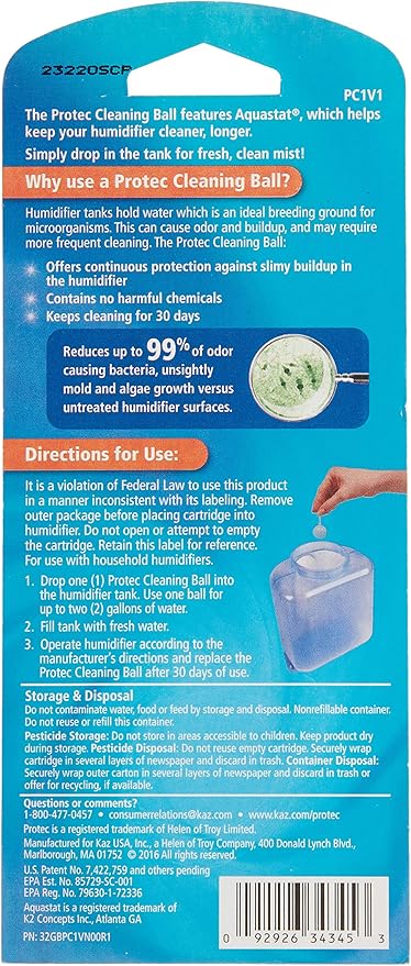 ProTec PC-2 Humidifier Tank Cleaning Cartridge, 2-Count Packages (1 pack of 2 cartridges) - Image 3