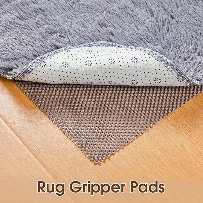 Shelf Liner for Kitchen Cabinet, Drawer Liners Non Slip Non Adhesive Thick Mat, Breathable Dresser Pantry Bathroom Protector, Grey, 24" x 120" - Image 7