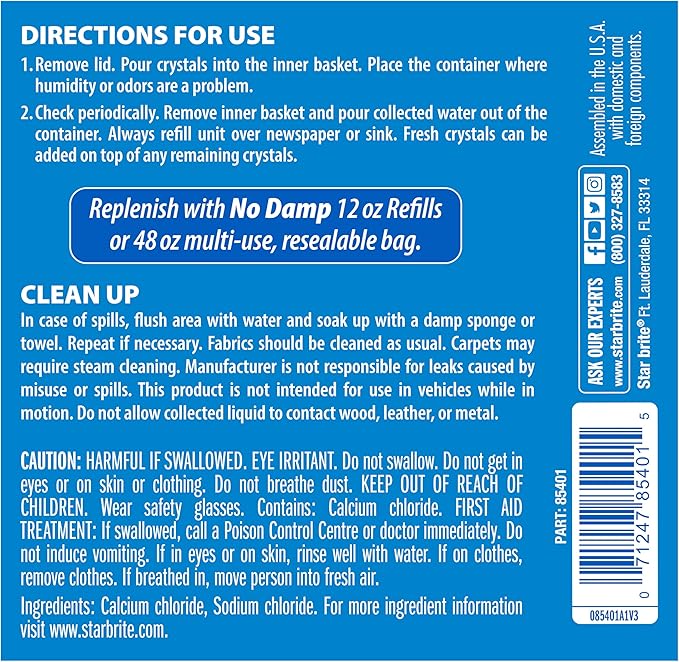 Star brite No Damp Dehumidifier 36 oz Bucket - Image 2