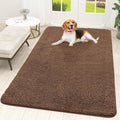 OLANLY Dog Door Mat for Muddy Paws 59x35, Absorbs Moisture and Dirt, Absorbent Non-Slip Washable Doormat, Quick Dry Chenille Mud Mat for Dogs, Entry Indoor Entryway Carpet for Inside Floor, Mocha by OLANLY
