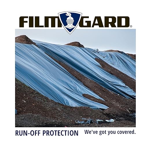 Film-Gard 626031 Construction Plastic Sheeting 10' Width X 100' Length X 6 mil Thick, Black, 1 Count - Image 4