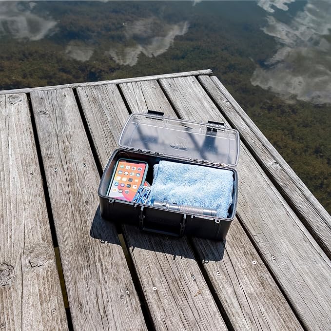 geckobrands Waterproof Dry Box with Silicone Liner – Durable, Dust-Proof, Crush-Proof Storage for Electronics and Gear - Image 5