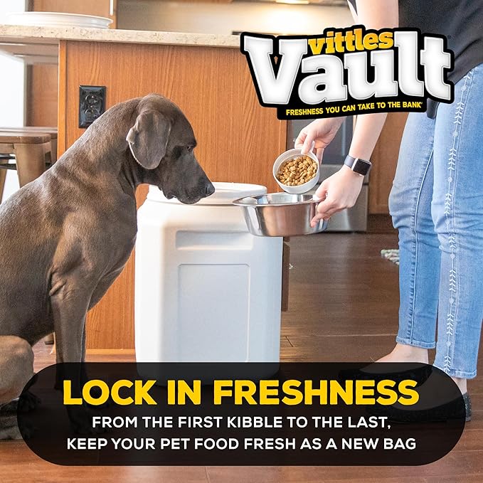 Gamma2 Vittles Vault Pet Food Storage Containers - Sealed Dog and Cat Food Storage Container, Fits up to 50lbs, Made in the USA - [14"L x 20"H] - Image 3