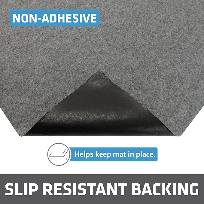 Drymate Premium Under Sink Mat, Waterproof Cabinet Protection Mats for Kitchen & Bathroom, Absorbent Shelf Liners, Slip-Resistant, Non-Adhesive, Machine Washable (USA Made)(24”x29”)(Light Grey) - Image 4