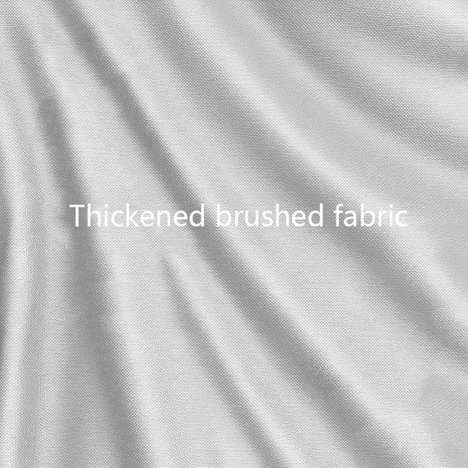 SIELUNO Furniture Dust Cover for Twin Size: Mattress Protector, Breathable, Washable - Light Grey - 200x240cm(79x94in) - Image 5