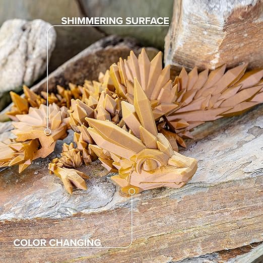 Polymaker Panchroma Bronze Color Changing PLA, 1.75mm, 1KG, Glitter Starlight Jupiter 3D Printer Filament, Hides Layer Lines, Easy to Print, Tangle Free, AMS Compatible, Works with Most FDM Printers - Image 4