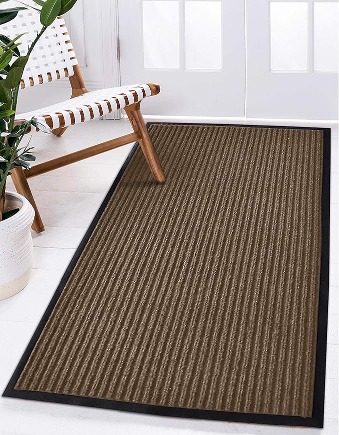 MaxMat® Extra Large Commercial Floor Mat, 3 x 5 Feet Heavy Duty, Waterproof, Low-Profile, Easy to Clean, Rubber Entry Mat (Brown, 3 x 5 Feet) - Image 9
