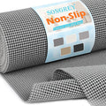 Songrey Non-Adhesive Drawer and Shelf Liner, Non Slip Cabinet Liners, Protect Kitchen Cupboard, Bathroom Drawers, Breathable, Thick Strong Grip mat (23.6IN x 20FT, Dark Gray) by Unknown