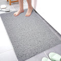 Shower Mats Non Slip for Elderly, 16x24’Lager Loofah Shower Mat, Loofah Bath Mats for Shower for Elderly-Grey by NQWei