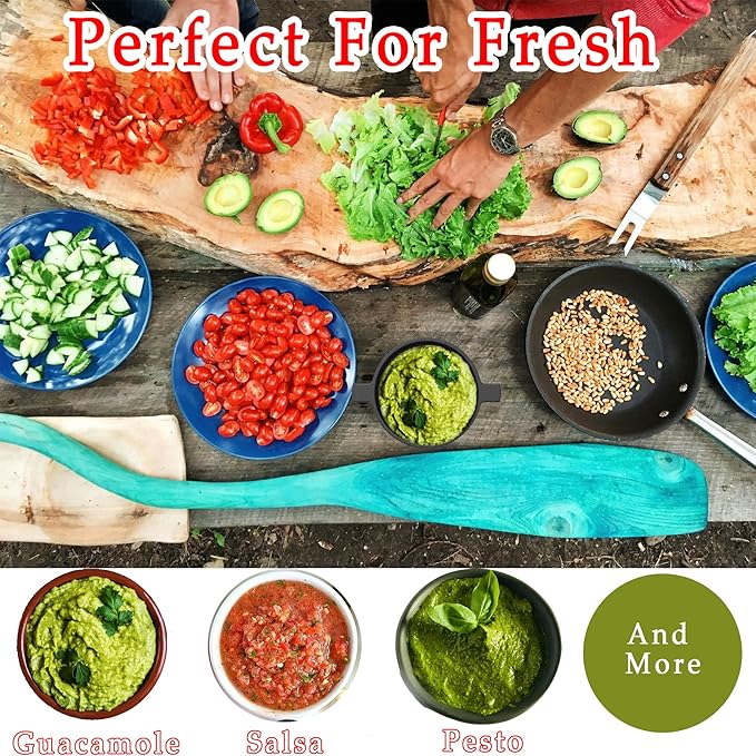 Wood Stove Steamer & Cast Iron Mortar Pestle Set Bundle - 2-in-1 Dual-Layer Humidifier with 3-Piece Grinder Kit for Steaming, Spices, Guacamole, Eco Home & Kitchen - Image 9