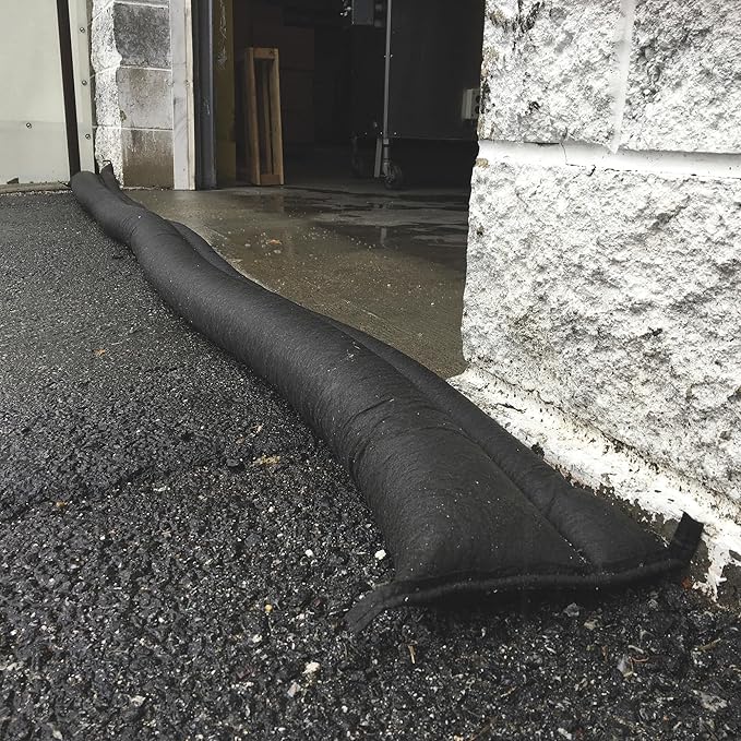 Quick Dam Water Activated 10ft Flood Barrier, Reusable Water Absorbers for Diverting Water, Protects from Rain, Spills, Leaks, Floods & More, - Pack of 8 - Image 7