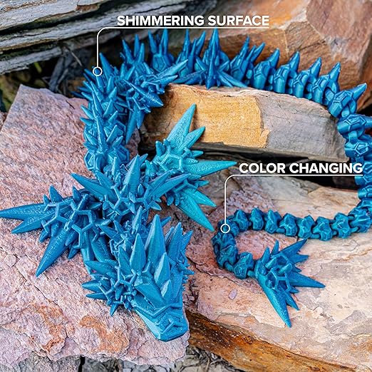 Polymaker Panchroma Blue Color Changing PLA, 1.75mm, 1KG, Glitter Starlight Neptune 3D Printer Filament, Hides Layer Lines, Easy to Print, Tangle Free, AMS Compatible, Works with Most FDM Printers - Image 4