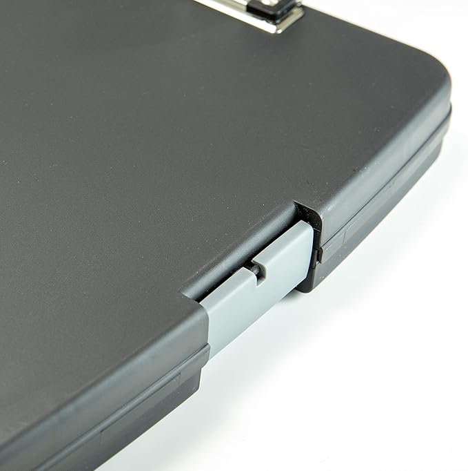 Officemate Ringbinder Clipboard Storage Box, Charcoal (83309), 13" x 10.8" x 2" - Image 5