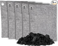 Nature Fresh Air Purifying Bags | 5 Pack - Large 200g | All Natural Air Freshener | Charcoal Odor Eliminator and Moisture Absorber | Deodorizer for Pet, Car, Closet and Room | By OLIVIA & AIDEN by OLIVIA+%26+AIDEN