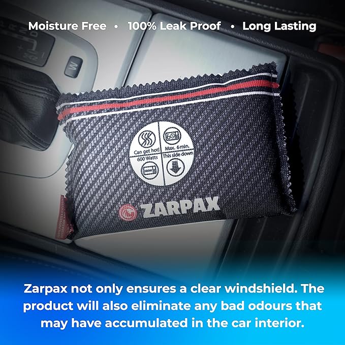 Car Dehumidifier - Rechargeable for Car, Auto, Truck, Van, SUV and RV/Motorhome Moisture absorber Dark Grey, Pack of 1 - Image 4