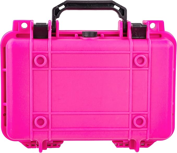 Eylar Protective Gear and Camera Hard Case Waterproof Dry Box with Foam 11.6 Inch 8.3 Inch 3.8 Inch (Pink) - Image 5