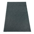 Guardian EcoGuard Diamond Indoor Wiper Floor Mat, Recycled Plactic and Rubber, 4'x8', Charcoal Black by GuardianFloorProtection