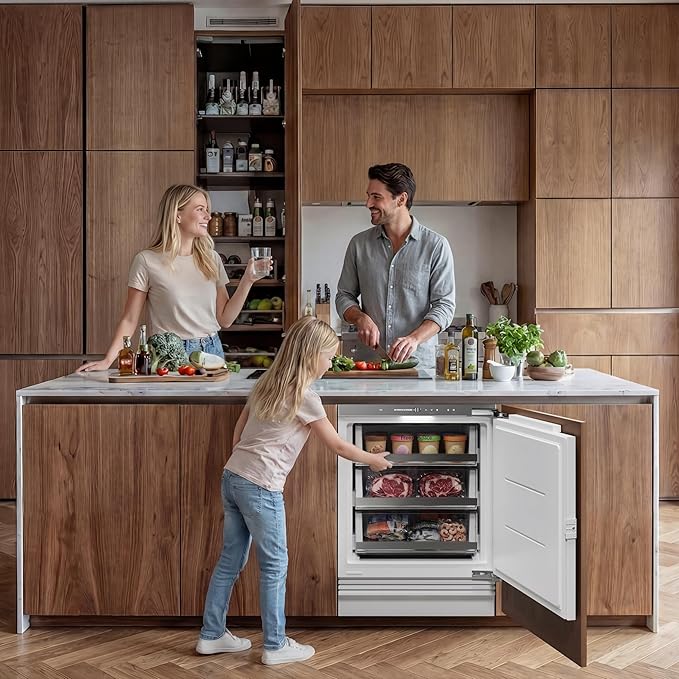 Ca'Lefort Undercounter Panel Ready Freezer -11°F to 7°F, Built-in All Freezer Panel-Ready Fridge, 3.75 cu.ft (Panel Not Included) - Image 8