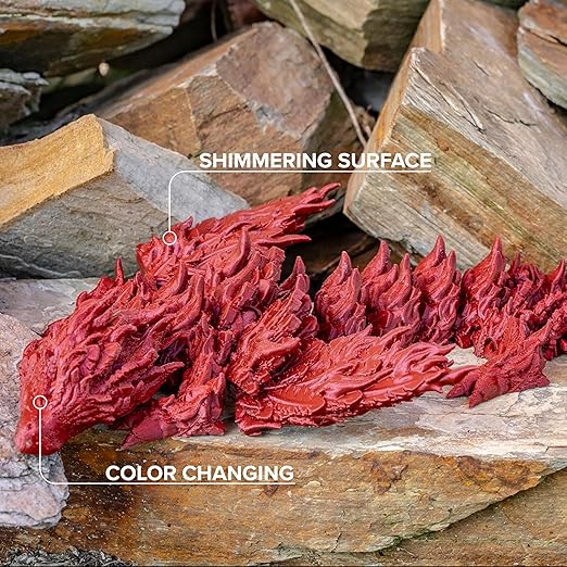 Polymaker Panchroma Red Color Changing PLA, 1.75mm, 1KG, Glitter Starlight Mars 3D Printer Filament, Hides Layer Lines, Easy to Print, Tangle Free, AMS Compatible, Works with Most FDM Printers - Image 4
