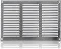 10x6 inch (Duct Opening) Vent Cover - Ventilation Covers for Wall and Ceiling - Stainless Steel Return Grille - HVAC AC Air Vents Register for Indoor and Outdoor Use with Mesh by ABOUT+VENT