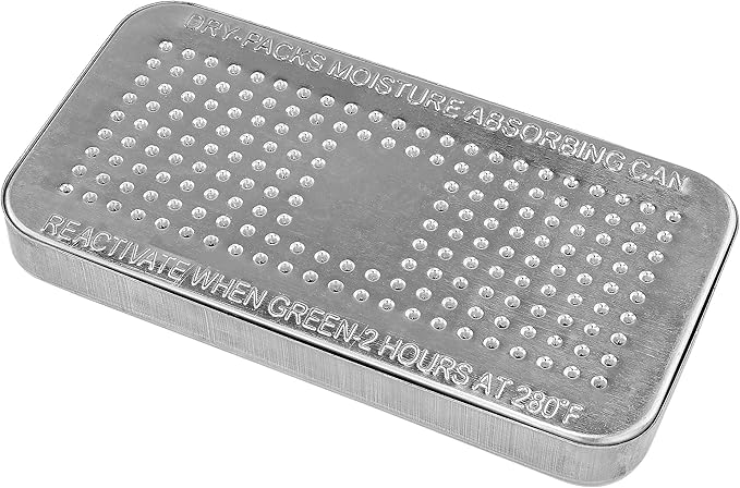 Dry-Packs Indicating Silica Gel 40 Grams in Sturdy Aluminum Dehumidifying Canister - No Cobalt Chloride II - DP40CAN - Image 2