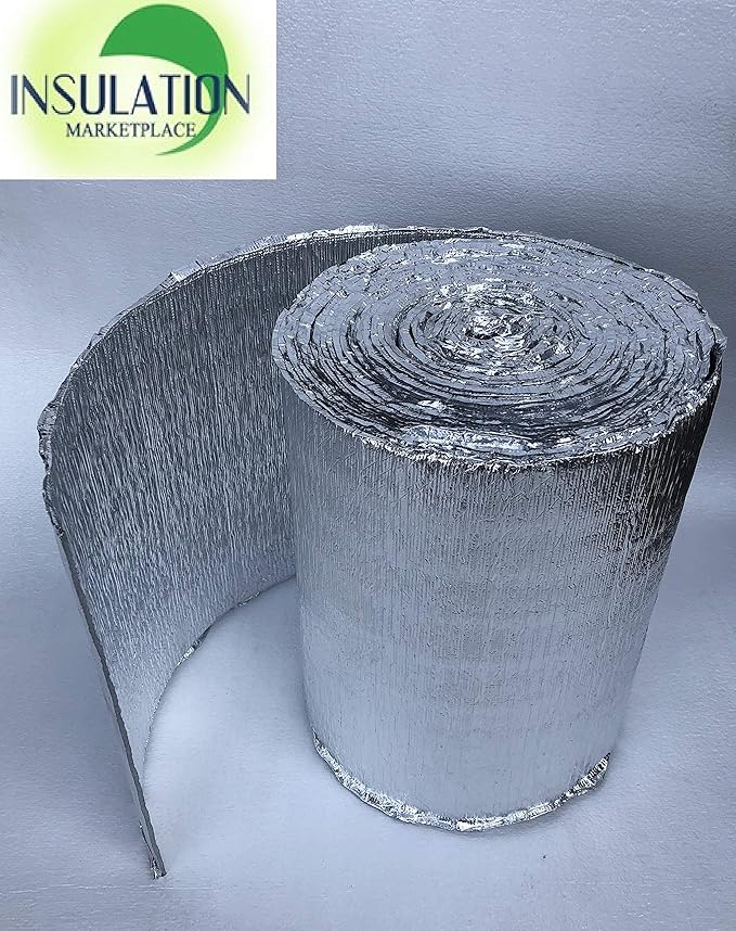 SmartSHIELD -3mm 16"x50Ft Reflective Insulation roll, Foam Core Radiant Barrier, Thermal Insulation Shield, Commercial Grade (16"x50') - Image 3