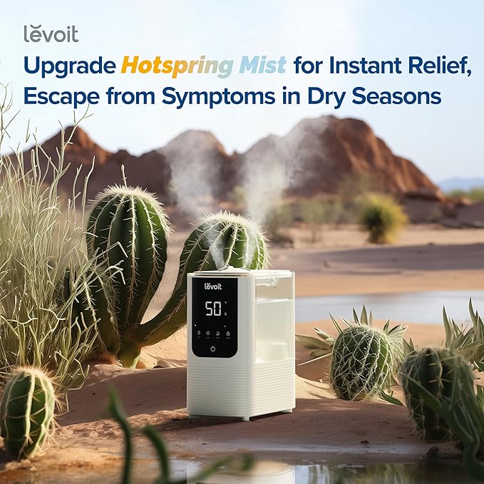 LEVOIT Superior 6000S Smart Evaporative Humidifiers for Home Whole House up to 3000ft² & Humidifiers for Bedroom Home - Image 6