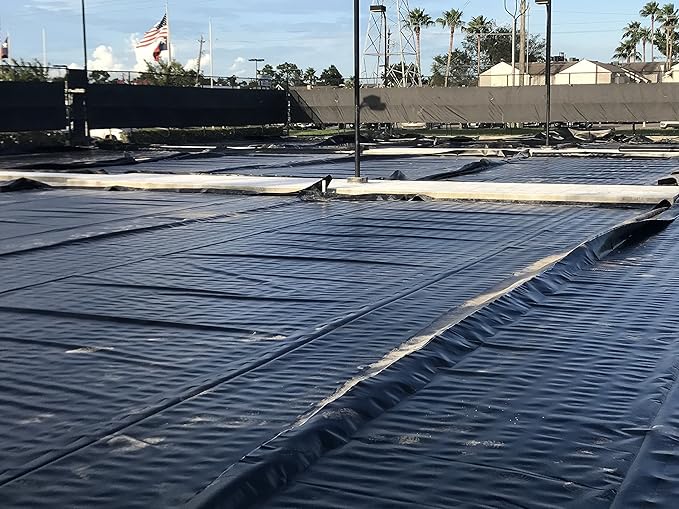 Roly Poly - Black Plastic Sheeting - 6 mil - (20' x 100') Polyethylene Heavy Duty Roll - Tarp, Vapor Barrier, Construction, Farming, Painter's Drop Cloth, Debris Shield - Image 7