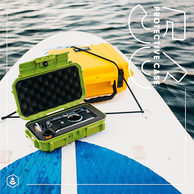 Evergreen 56 Waterproof Dry Box Protective Case with Pick & Pluck Foam - Travel Safe/Mil Spec/USA Made - for Cameras, Phones, Camping, Fishing, Hiking, Water Sports, Knives, Survival (Red) - Image 2