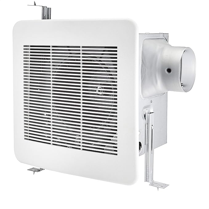 Amazon Basics AB-BV100 Bathroom Exhaust Fan, 110 CFM, 1.0 Sone, Ultra Quiet Operation, ENERGY STAR Certified, White - Image 4