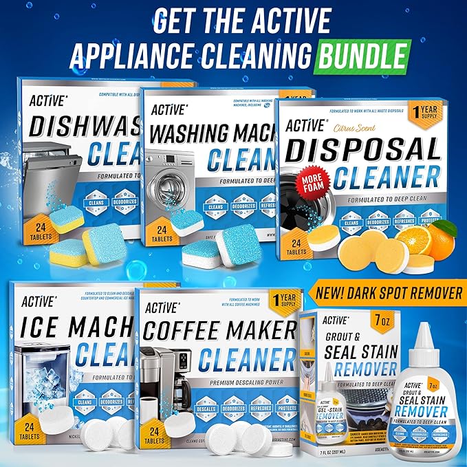 ACTIVE Mold Stain Remover Gel Cleaner Heavy Duty Stain Cleaner for Front Loader Washing Machine Seal, Bathroom Grout, Shower, Caulk - Front Load Washer Cleaning Solution - 7 Fl Oz - Image 7