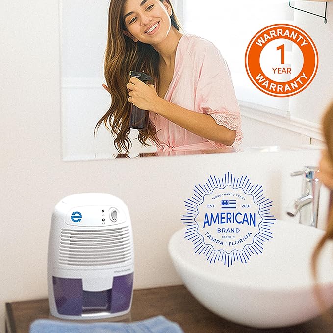 Eva-Dry EDV-1100 Whisper-quiet 16 OZ Dehumidifier with Auto Shut Off and Restart for small spaces in your Home, RV, Automobile, and Storage up to 122 sq. ft - Image 7